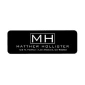 Modernes Schwarz/Weiß-Beruflich (Vorne)