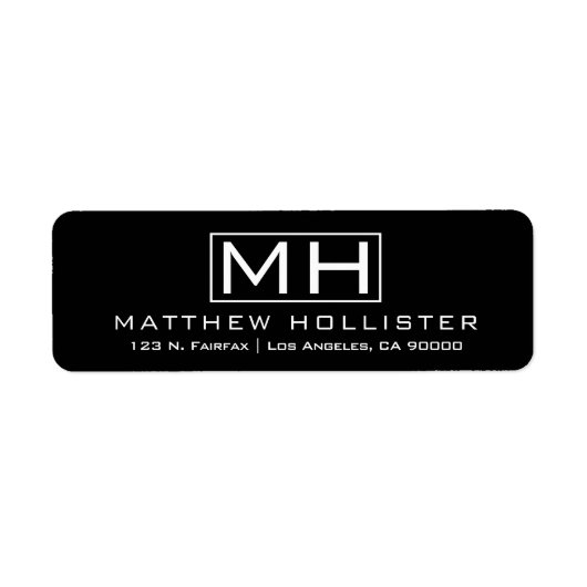 Modernes Schwarz/Weiß-Beruflich (Vorne)