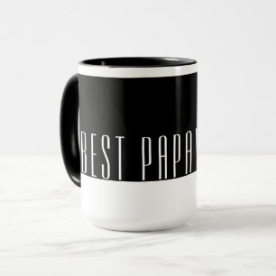 Modernes Schwarz/Weiß bester PAPAW aller Zeiten Tasse