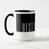 Modernes Schwarz/Weiß Bestes OPA je Tasse (Links)