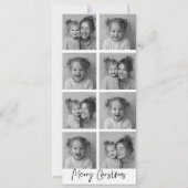 "Modernes Schwarz-Weiß-Collage Weihnachtsfest-Foto (Vorderseite)