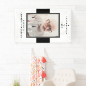 Modernes Schwarz-Weiß-Foto Banner (Insitu)