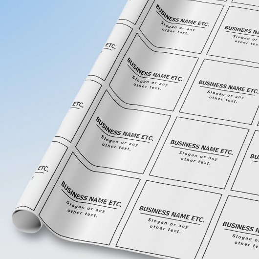 Modernes Schwarz/Weiß Geschenkpapier