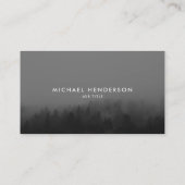 Modernes Schwarz-Weiß-Logo für 2-Foto Visitenkarte (Rückseite)