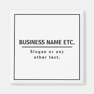 Modernes Schwarz/Weiß Magnet