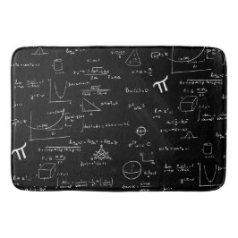 Modernes Schwarz-Weiß-Muster Badematte