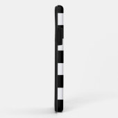 Modernes Schwarz-Weiß-Muster nach Maß Case-Mate iPhone Hülle (Hinten/Rechts)