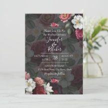 Modernes Schwarz-Weiß-Thema mit Burgund-Blume