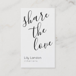 Modernes Schwarz-Weiß-Verfahren Empfehlungskarte