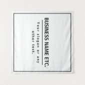 Modernes Schwarz/Weiß Wandteppich (Vorderseite (Horizontal))