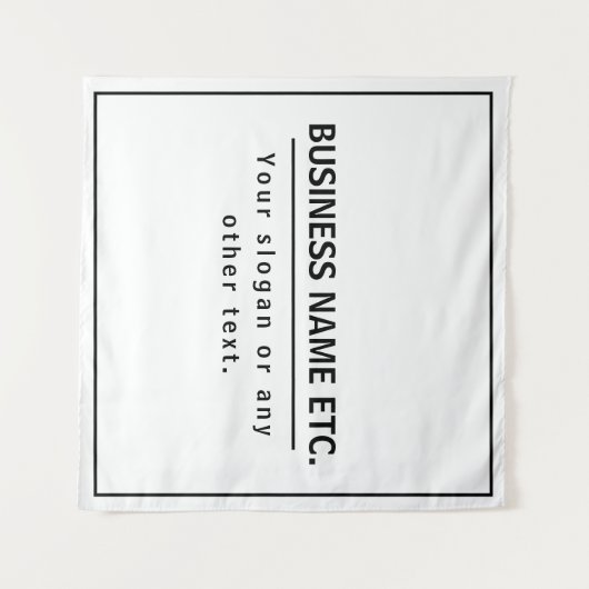 Modernes Schwarz/Weiß Wandteppich (Vorderseite (Horizontal))