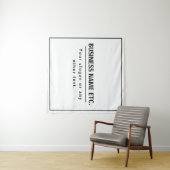 Modernes Schwarz/Weiß Wandteppich (Beispiel (Horizontal))