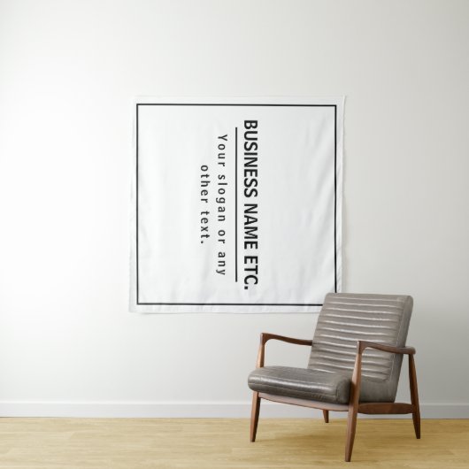 Modernes Schwarz/Weiß Wandteppich (Beispiel (Horizontal))