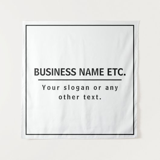 Modernes Schwarz/Weiß Wandteppich (Vorderseite)