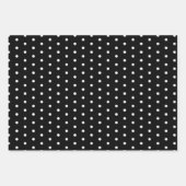 Modernes Schwarz-Weiß-Weihnachtsgeschenkpapier Geschenkpapier Set (Vorderseite 3)