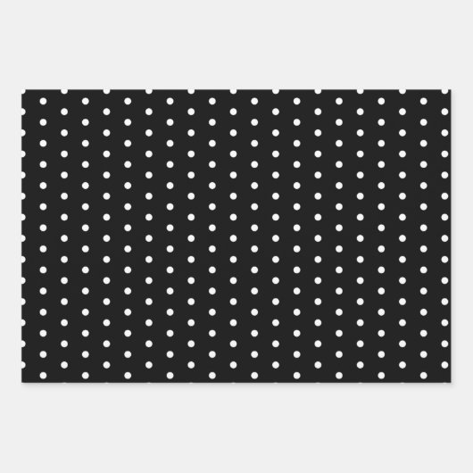 Modernes Schwarz-Weiß-Weihnachtsgeschenkpapier Geschenkpapier Set (Vorderseite 3)