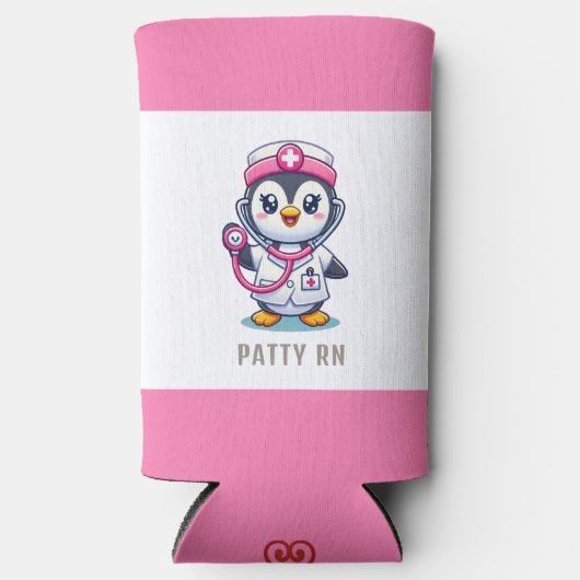 Modernes Schwarz-weißes Bestie Foto Personalisiert Selters Dosenkühler (Vorderseite)