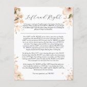 Modernes Schwarz-weißes Brautparty Verlassen Recht Flyer (Vorne)