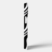 Modernes Schwarz-weißes Klavier Wavy Case-Mate iPhone Hülle (Rückseite / Rechts)