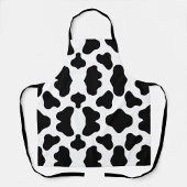 Modernes, schwarz-weißes Kokospalmendesign Schürze