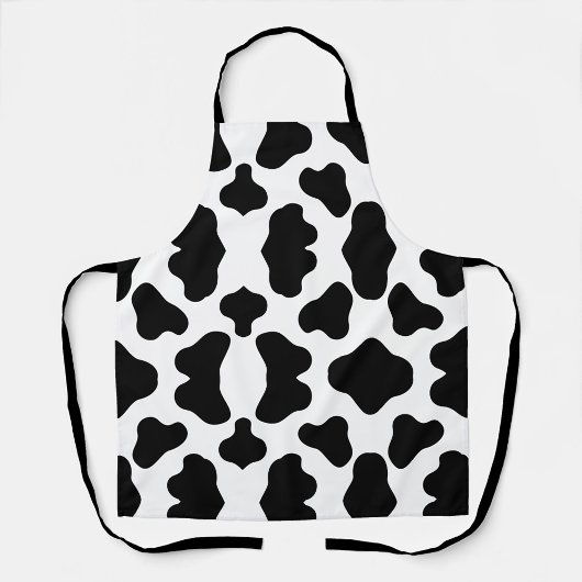 Modernes, schwarz-weißes Kokospalmendesign Schürze