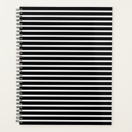 Modernes, schwarz-weißes Muster Planer