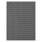 Modernes Schwarz-weißes Muster Tischdecke (Vorderseite)