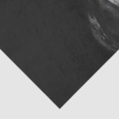 Modernes Schwarz-weißes Pferd Seidenpapier (Ausschnitt)