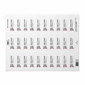 Modernes Schwarz-weißes Rot (Vorne)