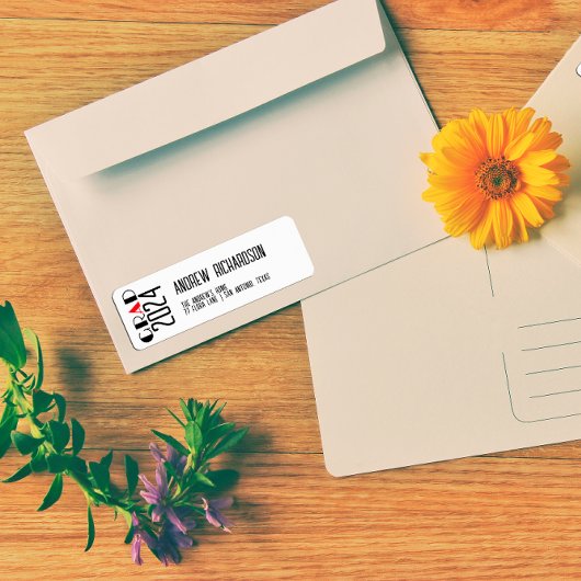 Modernes Schwarz-weißes Rot