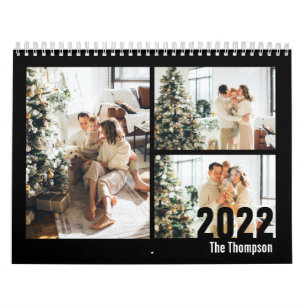 Modernes Schwarzes Benutzerdefiniert Erstellen Sie Kalender