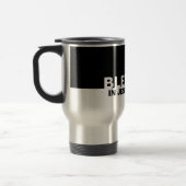 Modernes Schwarzes, Christlich in Jesus' Namen Reisebecher (Links)