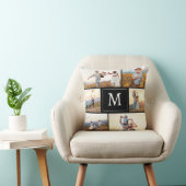 Modernes Schwarzes Foto Kissen (Stuhl )