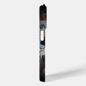 Modernes Schwarzes Fotomaterial 6-Bild-Monogramm Case-Mate iPhone Hülle (Rückseite / Rechts)