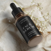 Modernes Schwarzes Gesicht Serum Dropper Cosmo Fla