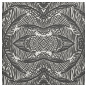 Modernes, schwarzes Palmenblättermuster Stoff (Muster)