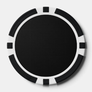 Modernes Schwarzes Pokerchips