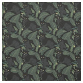 Modernes schwarzes Puma-Muster Stoff (Muster)