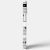 Modernes schwarzes Retro-Computergehäuse Case-Mate iPhone Hülle (Rückseite / Rechts)