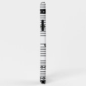 Modernes schwarzes Retro-Computergehäuse Case-Mate iPhone Hülle (Hinten/Rechts)