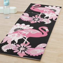 Modernes Schwarzes Rosa Flamingo