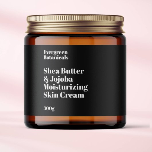 Modernes, schwarzes, wasserdichtes Etikett für Kos