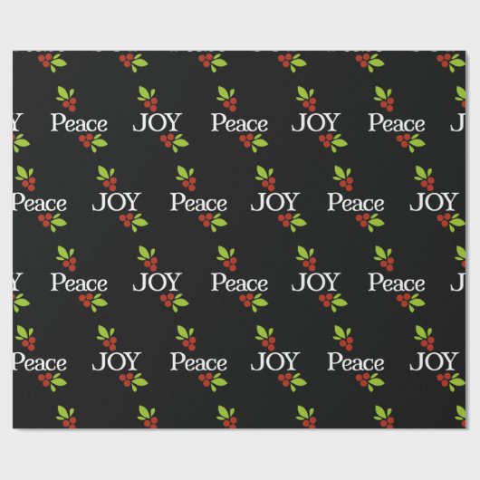 Modernes schwarzes Weihnachtsgeschenk-Packpapier Geschenkpapier (Flach)