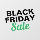 Modernes Schwarzfriergeschäft Großverkleidungen Fensteraufkleber (Blatt)