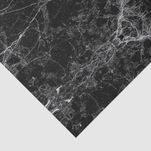 Modernes Schwarzweiss-Imitat-Marmormuster Seidenpapier (Ausschnitt)