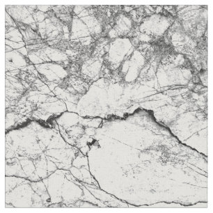 Modernes Schwarzweiss-Imitat-Marmormuster Stoff