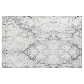 Modernes Schwarzweiss-Imitat-Marmormuster Stoff (Fat Quarter (45,7 x 55,9 cm))