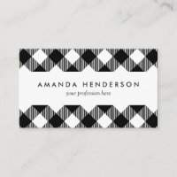 Modernes Schwarzweiss-Karo-Gingham-Muster