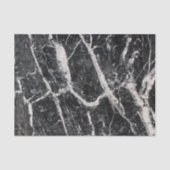 Modernes Schwarzweiss-Marmormuster Seidenpapier (Vorderseite)