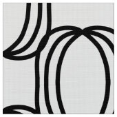 Modernes Schwarzweiß-Stoff Stoff (Nahaufnahme)